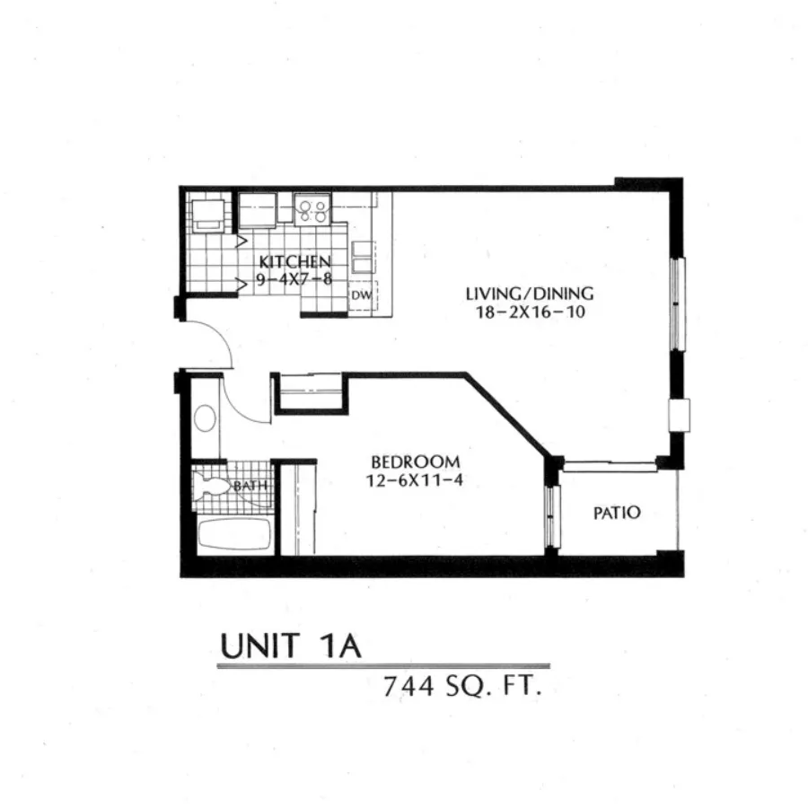 1A floor plan