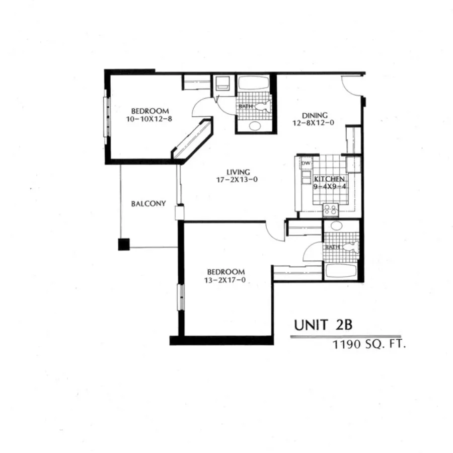 2B floor plan